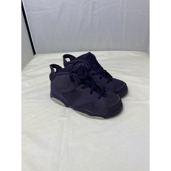 Nike Other - Nike Baby Air Jordan 6 Retro 645127-509 Purple Lace Up Sneaker Shoes Size 10C